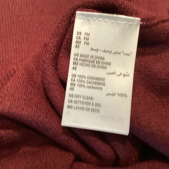 Charter Club 100% Cashmere Women's Petite Long-Sleeve Crewneck Sweater, size PM - Picture 2 of 13